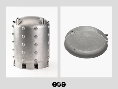 EOSの金属3DプリンターM300-4で製造したプロペラタンク①　Smart Fusionでサポートフリー造形
